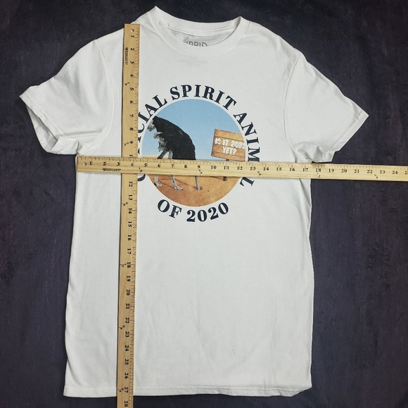 NWOT HYBRID MEN PRINT T-SHIRT SIZE SMALL NWOT - Picture 2 of 7